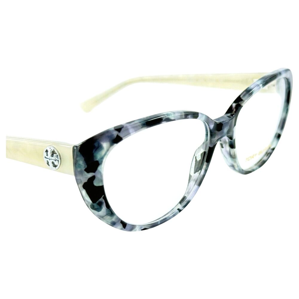Tory Burch TY2078 Womens Plastic Eyeglass Frame 1685 Black Pearl 52-15 - Picture 5 of 5
